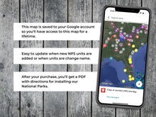 Load image into Gallery viewer, National Parks Visit Tracker includes all 433 NPS units.