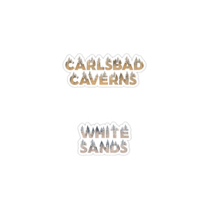 White Sands National Park Name Sticker