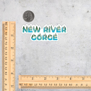 New River Gorge National Park Name Sticker