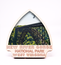 Load image into Gallery viewer, New River Gorge National Park Arrowhead Photo Frame