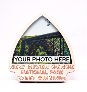 New River Gorge National Park Arrowhead Photo Frame