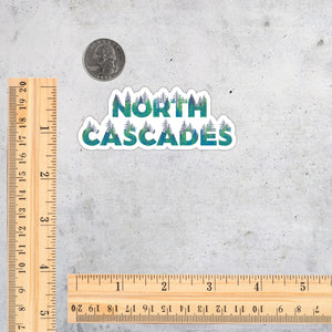 North Cascades National Park Name Sticker