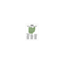 Load image into Gallery viewer, Ohio State and National Park Map | Ohio National Park Poster | Ohio State Park Poster