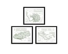 Load image into Gallery viewer, Hand-Drawn National Park Map Print