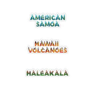 American Samoa National Park Name Sticker