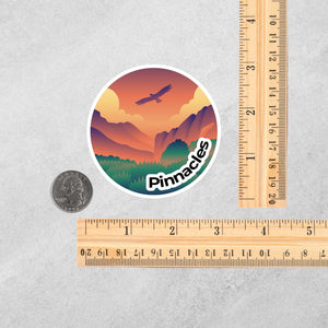 Pinnacles National Park Sticker | Pinnacles Round Sticker
