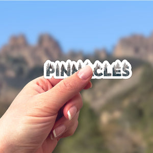 Pinnacles National Park Name Sticker