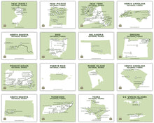 Load image into Gallery viewer, Printable National Park Maps by State (Digital Download)