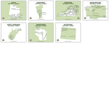 Load image into Gallery viewer, Printable National Park Maps by State (Digital Download)