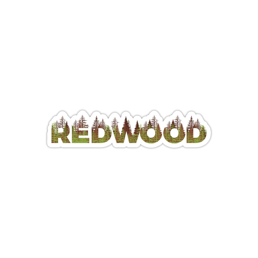 Redwood National Park Name Sticker