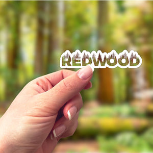 Redwood National Park Name Sticker