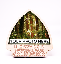 Load image into Gallery viewer, Redwood National Park Arrowhead Photo Frame