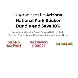 Saguaro National Park Name Sticker