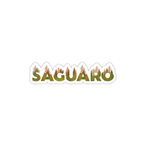 Saguaro National Park Name Sticker