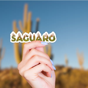 Saguaro National Park Name Sticker