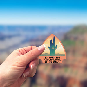 Saguaro National Park Sticker | Saguaro Arrowhead Sticker