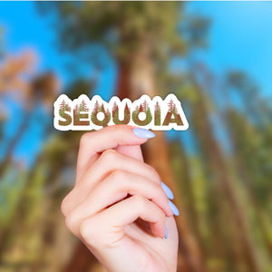 Sequoia National Park Name Sticker