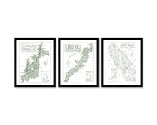 Load image into Gallery viewer, Shenandoah National Park Map Hand-Drawn Print