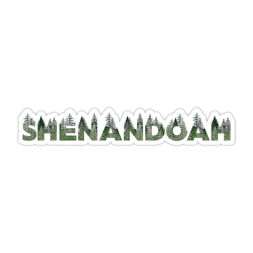 Shenandoah National Park Name Sticker