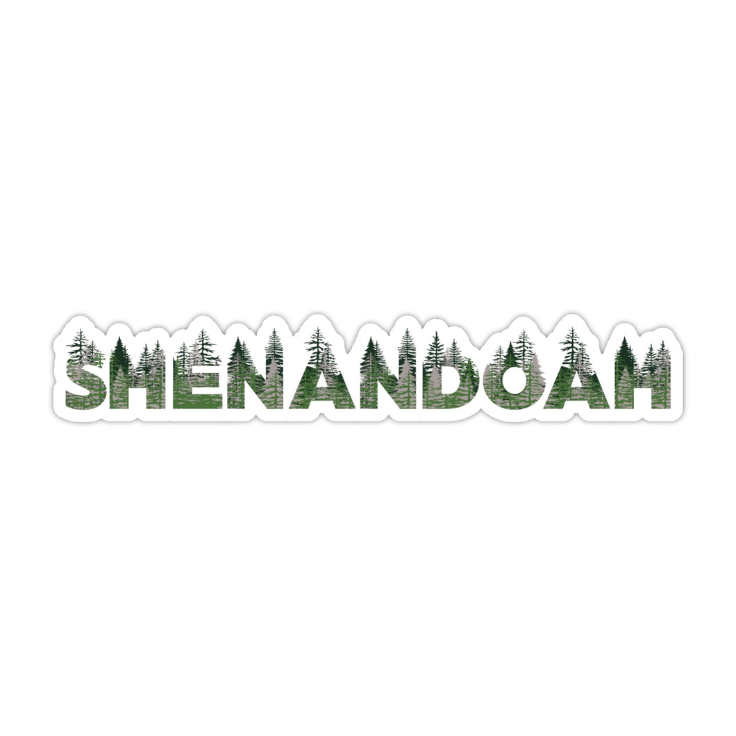 Shenandoah National Park Name Sticker