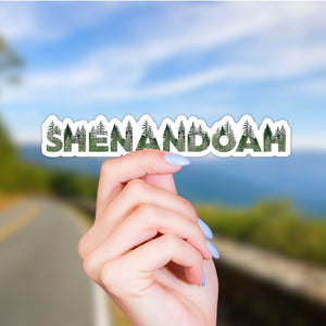 Shenandoah National Park Name Sticker