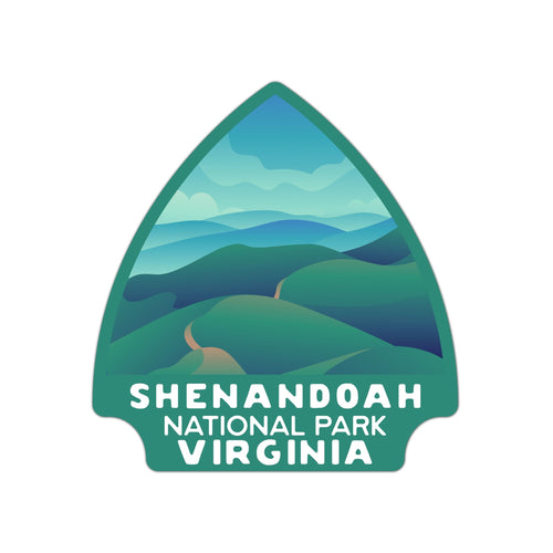 Shenandoah National Park Sticker | Shenandoah Arrowhead Sticker