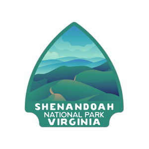 Shenandoah National Park Sticker | Shenandoah Arrowhead Sticker