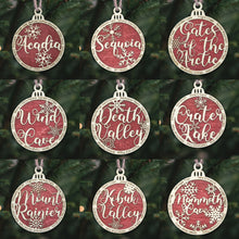 Load image into Gallery viewer, Pick Your National Park Unit Christmas Ornament - Round