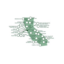 Load image into Gallery viewer, State National Park Map Sticker - Available for all 50 States