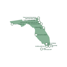 Load image into Gallery viewer, State National Park Map Sticker - Available for all 50 States