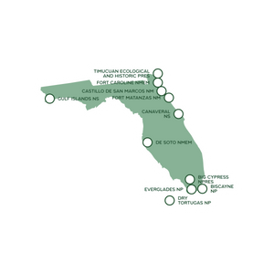 State National Park Map Sticker - Available for all 50 States