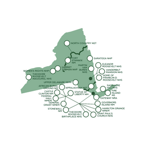State National Park Map Sticker - Available for all 50 States