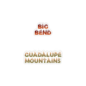 Big Bend National Park Name Sticker