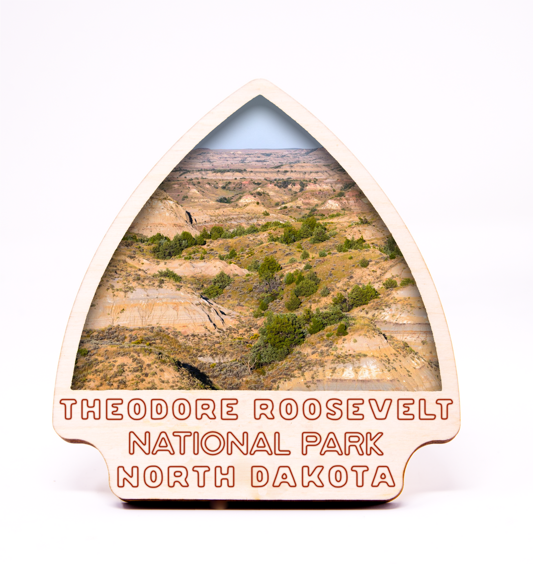 Theodore Roosevelt National Park Arrowhead Photo Frame