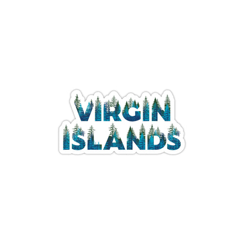 Virgin Islands National Park Name Sticker