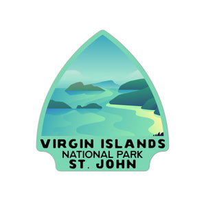 Virgin Islands National Park Sticker | Virgin Islands Arrowhead Sticker
