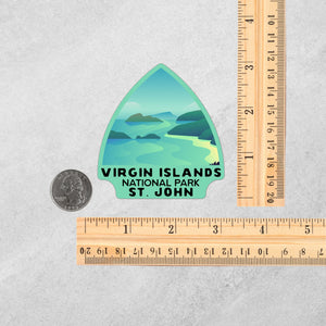 Virgin Islands National Park Sticker | Virgin Islands Arrowhead Sticker