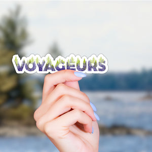 Voyageurs National Park Name Sticker