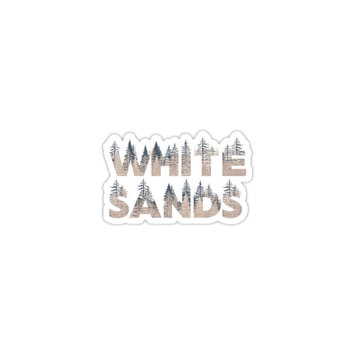 White Sands National Park Name Sticker