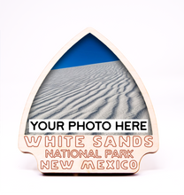 Load image into Gallery viewer, White Sands National Park Arrowhead Photo Frame