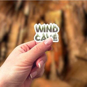 Wind Cave National Park Name Sticker