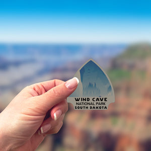 Wind Cave National Park Sticker | Wind Cave Arrowhead Sticker