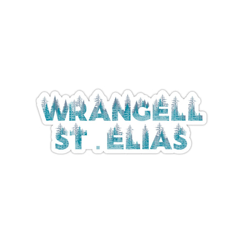 Wrangell - St. Elias National Park Name Sticker