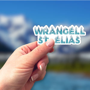 Wrangell - St. Elias National Park Name Sticker