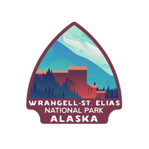 Wrangell-St. Elias National Park Sticker | Wrangell-St. Elias Arrowhead Sticker
