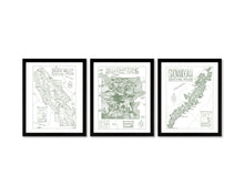 Load image into Gallery viewer, Yellowstone National Park Map Hand-Drawn Print