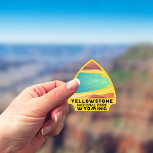 Yellowstone National Park Sticker | Yellowstone Arrowhead Sticker