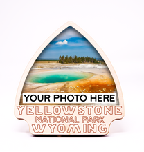 Load image into Gallery viewer, Yellowstone National Park Arrowhead Photo Frame