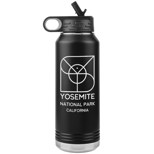 Yosemite National Park 32 oz Water Bottle Insulated