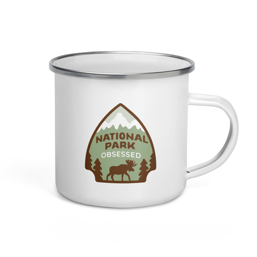 National Park Obsessed Enamel Mug